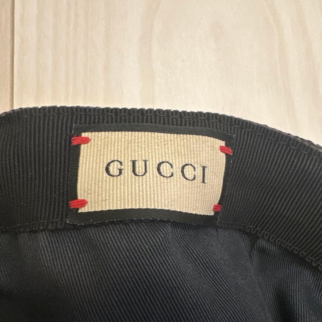 【NAOP】GUCCIキャップ　黒　L59