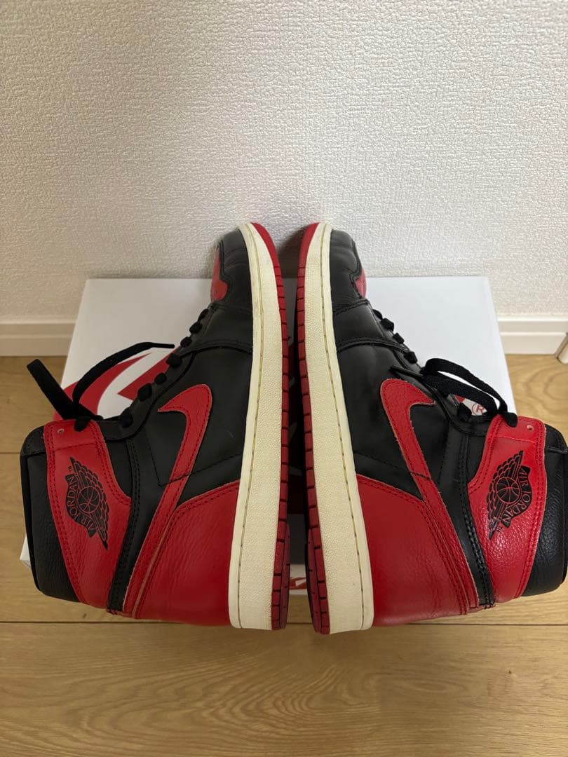 ナイキ エアジョーダン1 レトロハイOG \"ブレッド\" カスタム 28.0cm