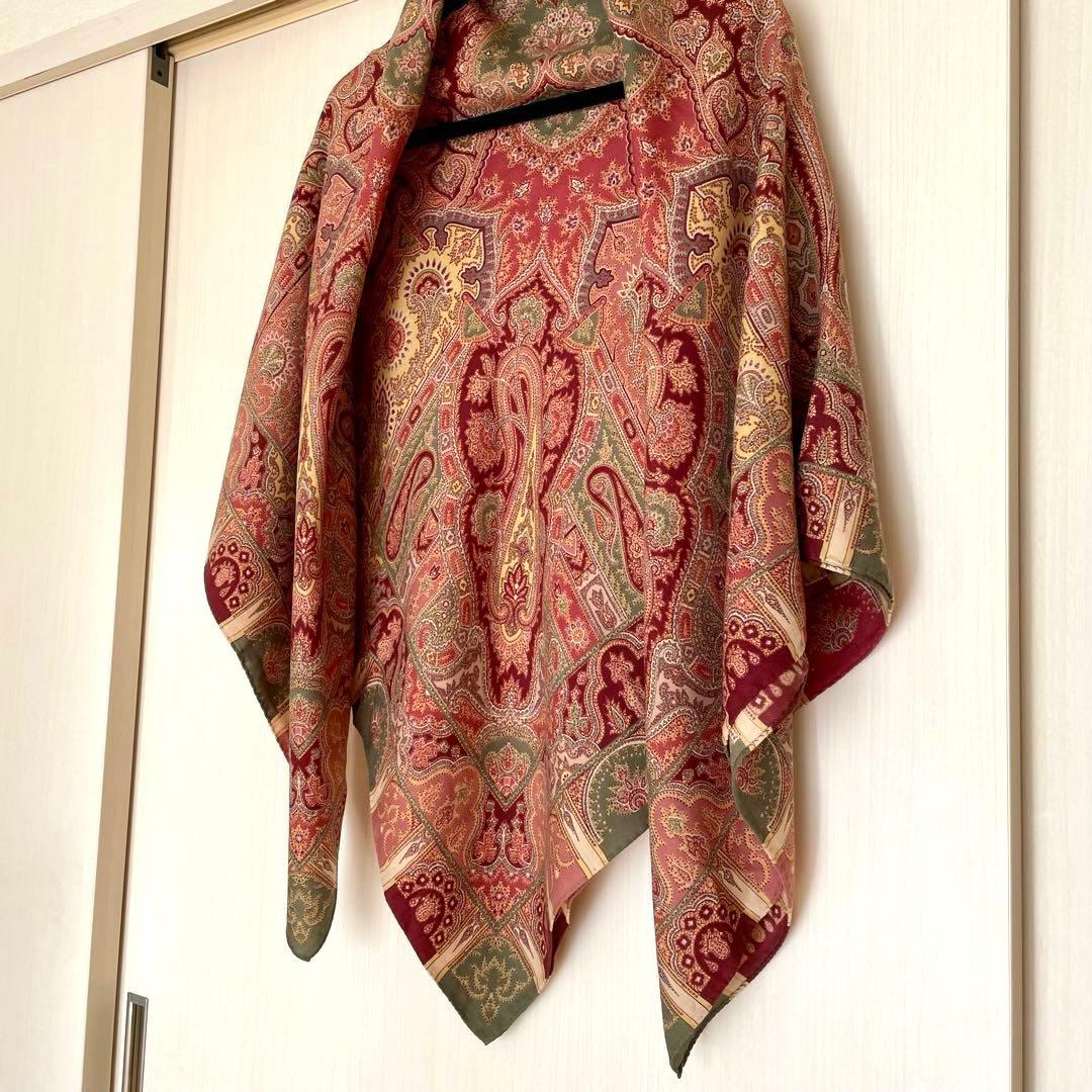 ETRO エトロ　ペイズリー柄 　大判　ストール　ショール