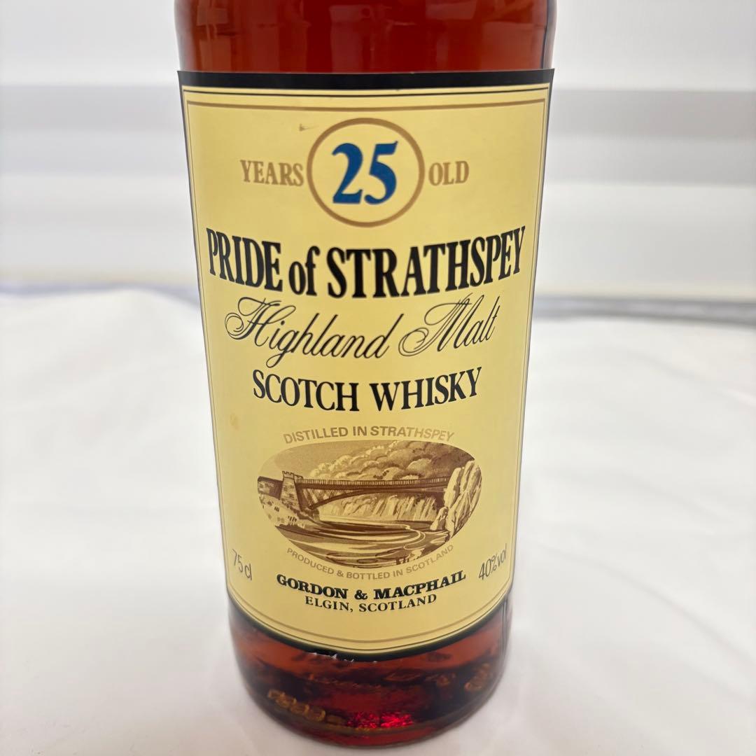 【未開栓希少】G&M PRIDE of STRATHSPEY 25年 ウイスキー