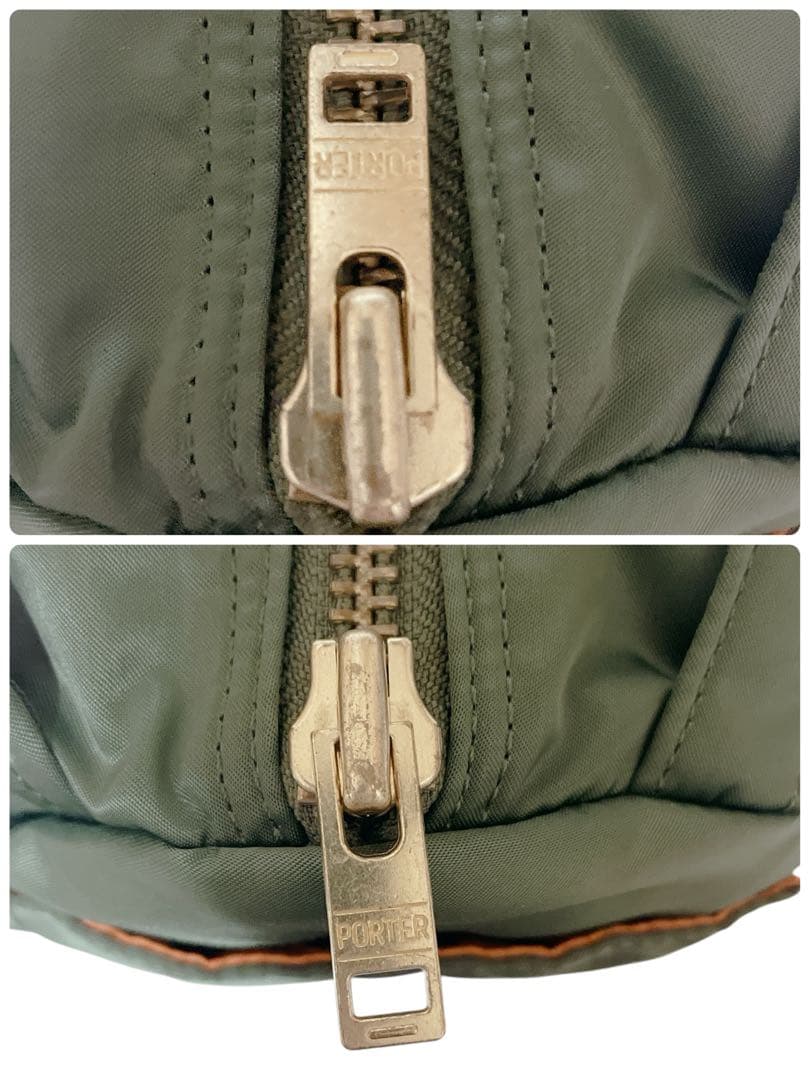 【未使用級】廃盤品 ポーター タンカー ミニボストンバッグ Sサイズ セージ
