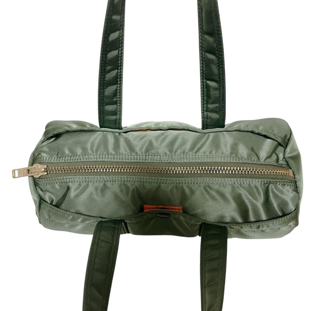 【未使用級】廃盤品 ポーター タンカー ミニボストンバッグ Sサイズ セージ