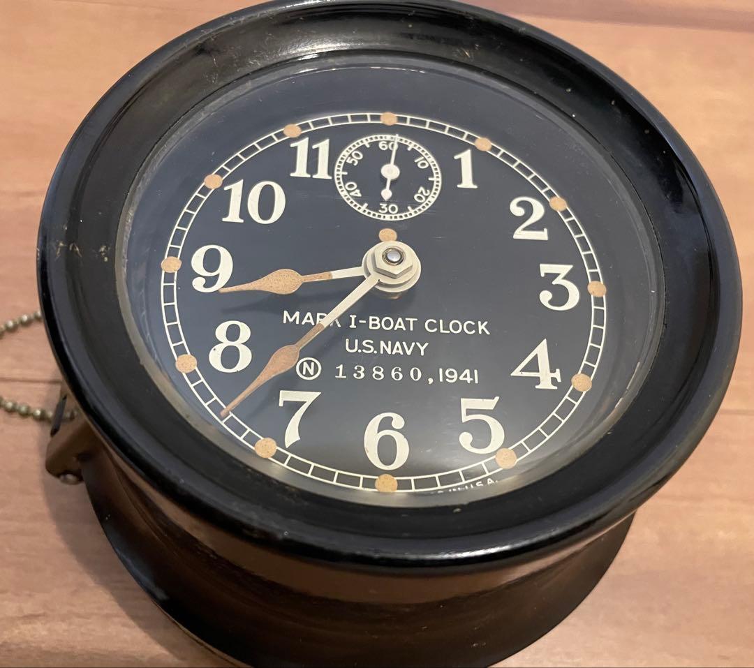 アンティーク雑貨 US NAVY MARK I - BOAT CLOCK SETH THOMAS