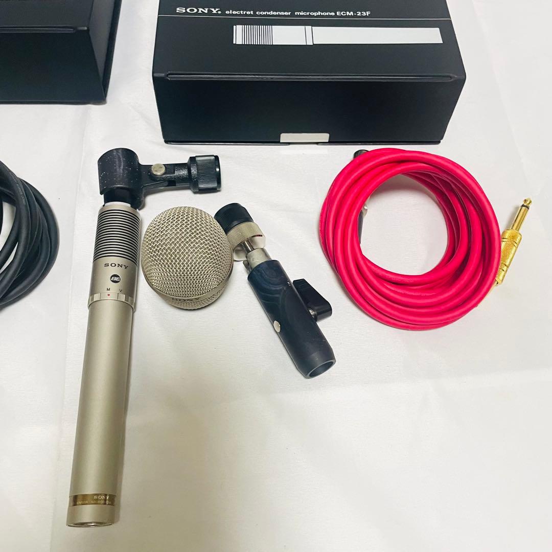 SONY エレクトレットコンデンサーマイク ECM-23F 2本セット