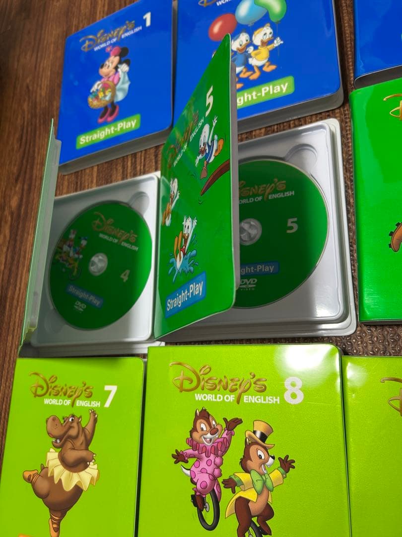 【美品・完品】ディズニー英語 English DVD 24枚セット