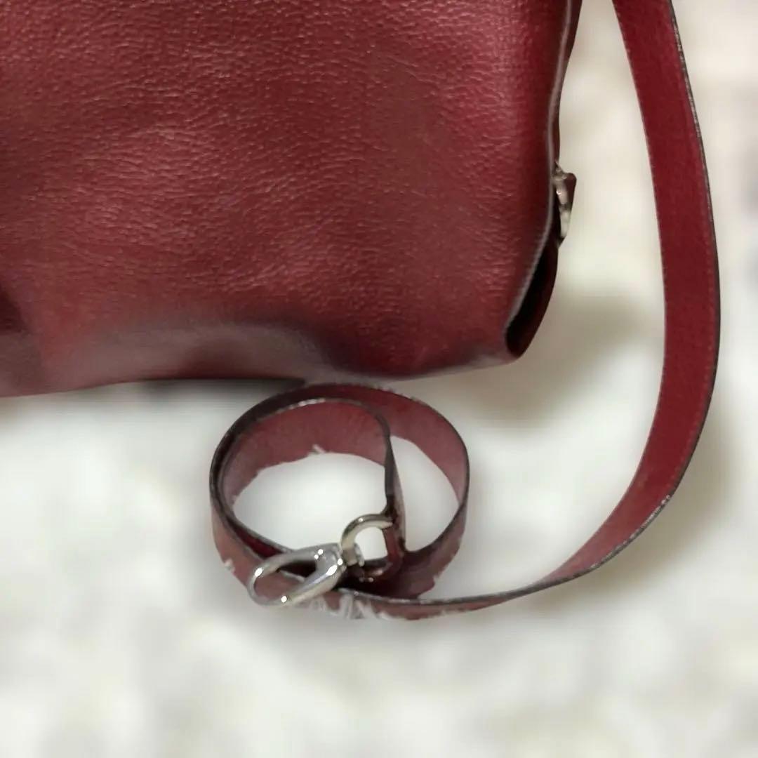 【フェラガモ・ソフィア】ガンチーニツーウェイ 深めの赤✨美品✨突撃セール開催♡