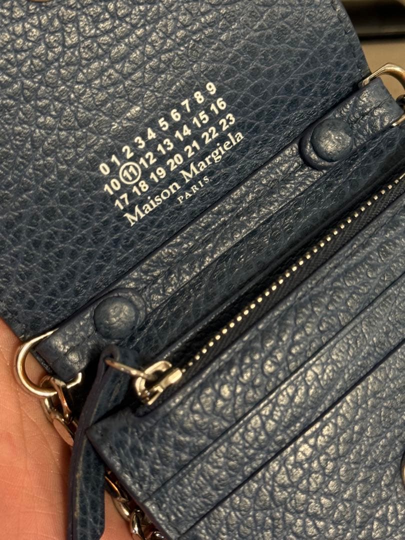 Maison Margiela ダークブルー ウォレットチェーン