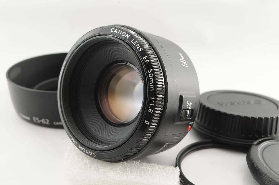 Canon EF50mm F1.8 Ⅱ 【撒き餌レンズ／ポーチ付き】