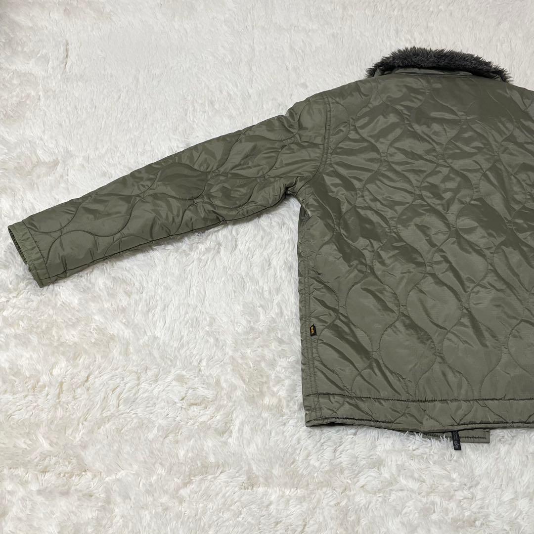 美品✨アルファインダストリーズ ミリタリージャケット キルティングジャケット