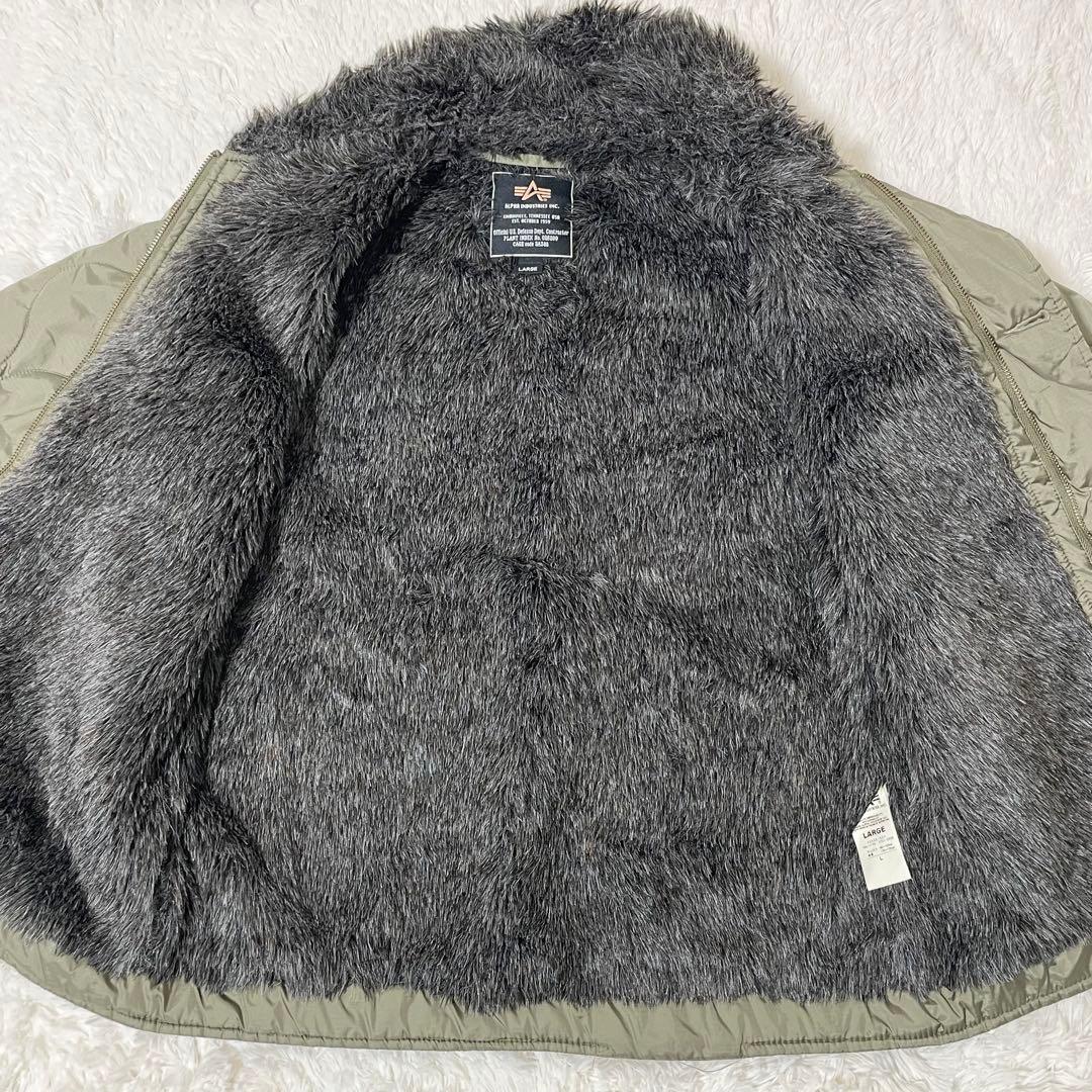 美品✨アルファインダストリーズ ミリタリージャケット キルティングジャケット