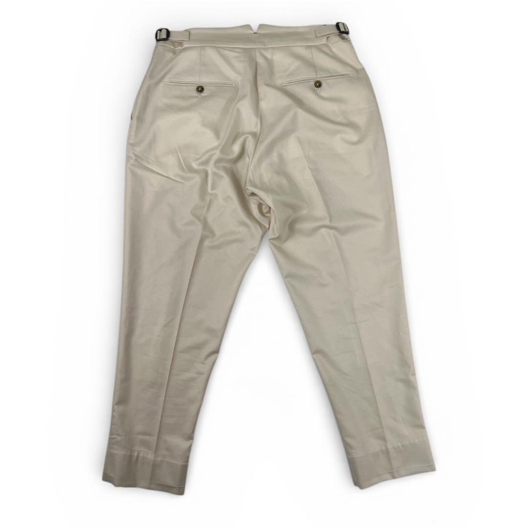 ベルウィッチ　カノニコ　2プリーツ　 サイドアジャスター スラックス　46