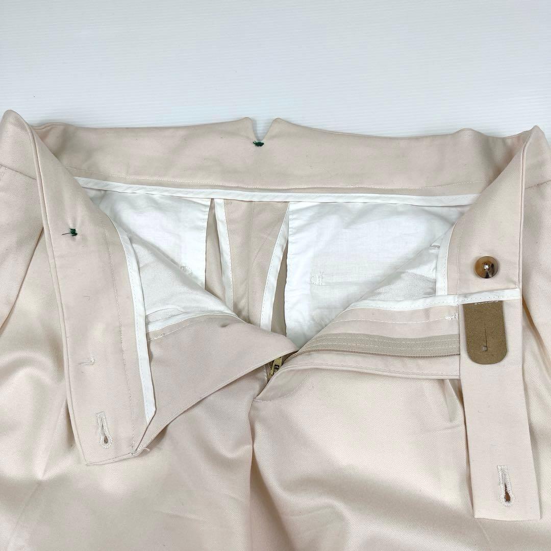 ベルウィッチ　カノニコ　2プリーツ　 サイドアジャスター スラックス　46