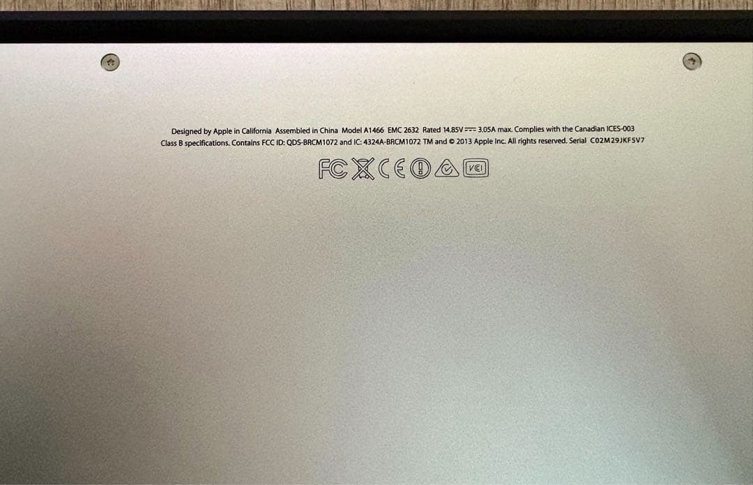 Apple MacBook Air シルバー 本体