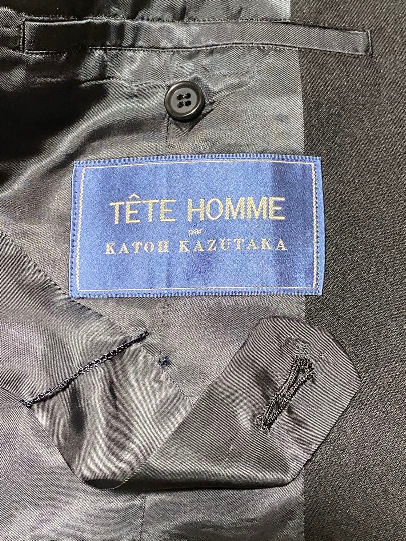 【希少/入手困難】テットオム ダブル スーツ S 黒