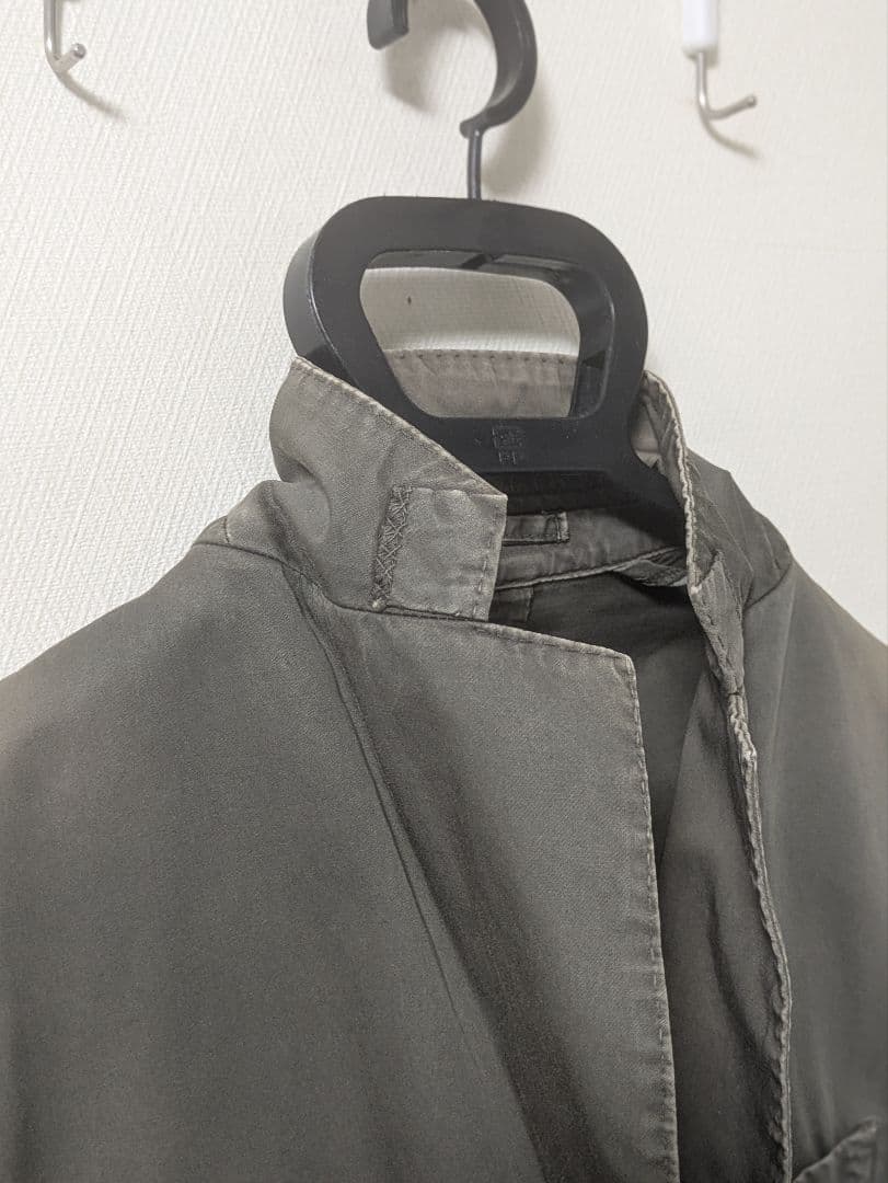 ★ラルディーニ メンズテーラードジャケット 46 綿 カーキ 本切羽