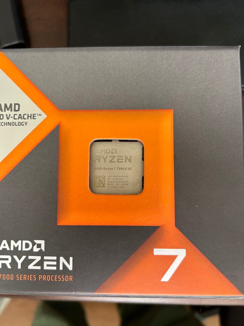 AMD Ryzen 7 7800X3D CPU cpuガードプレート付き