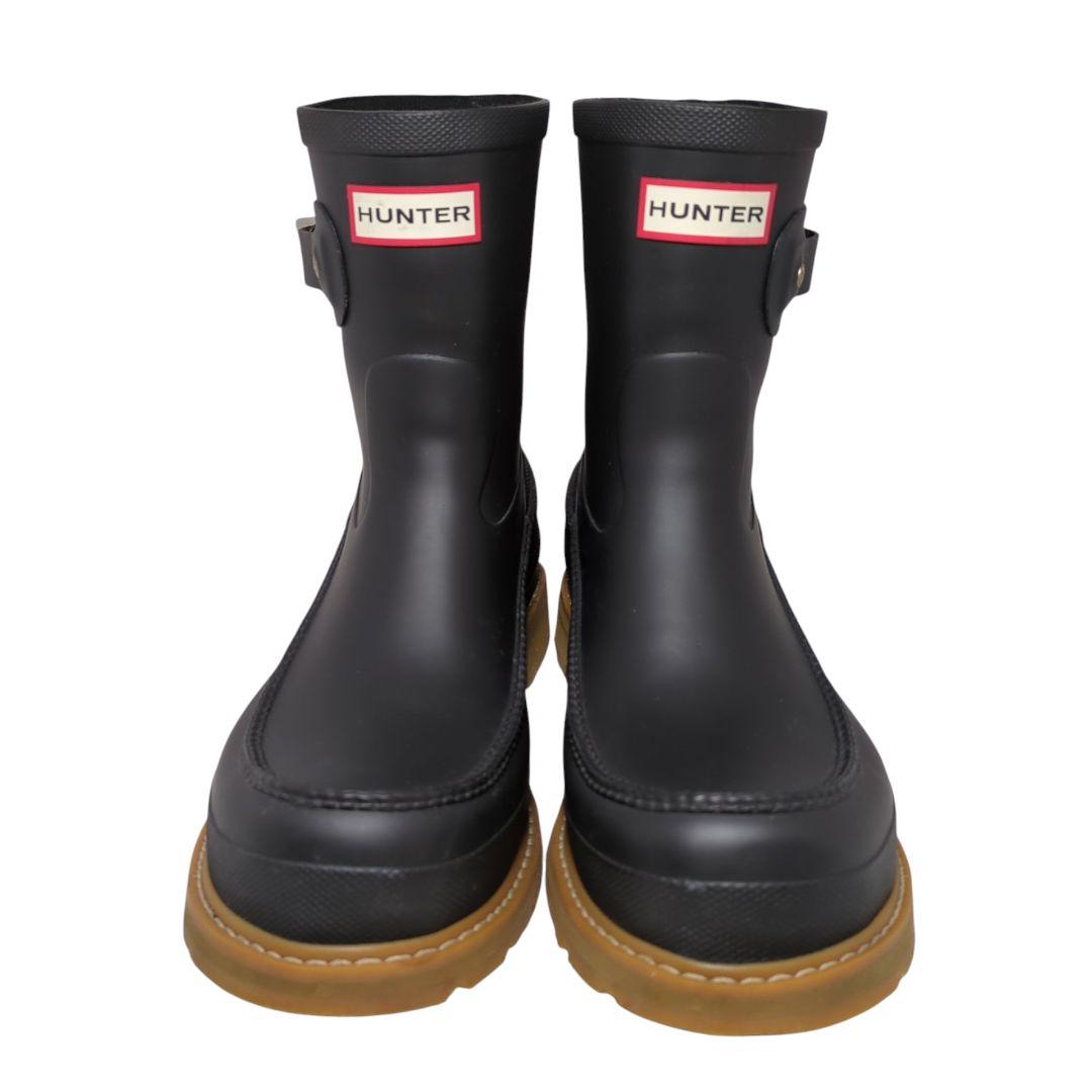 【中古良品】ハンター　オリジナル モックトゥ　ショート レインブーツ　27