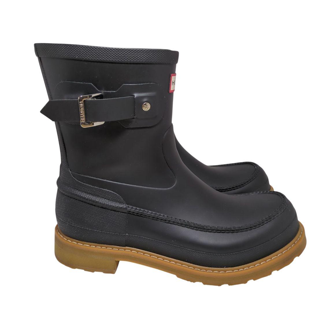 【中古良品】ハンター　オリジナル モックトゥ　ショート レインブーツ　27