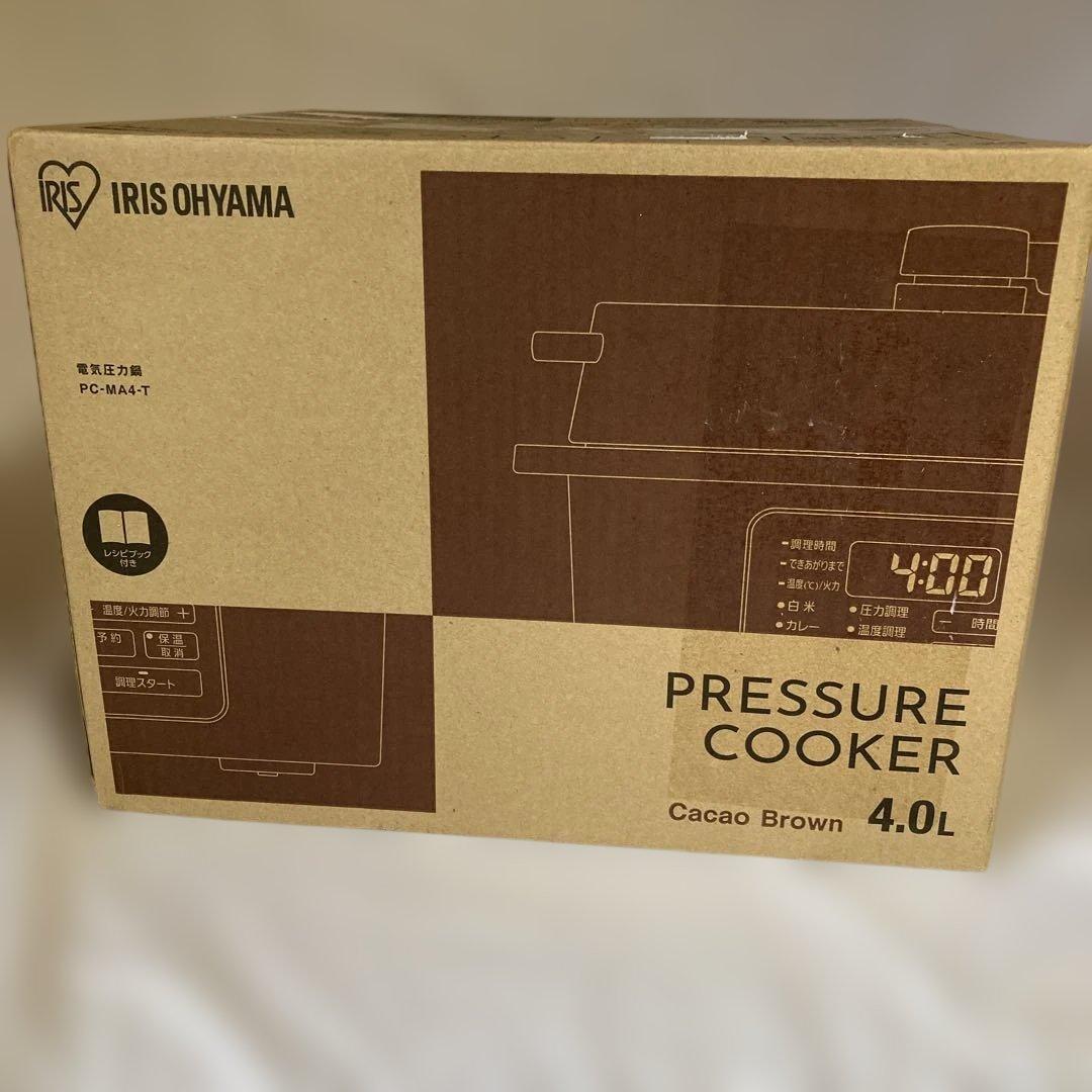 【ほぼ新品】アイリスオーヤマ 電気圧力鍋 PC-MA4-T