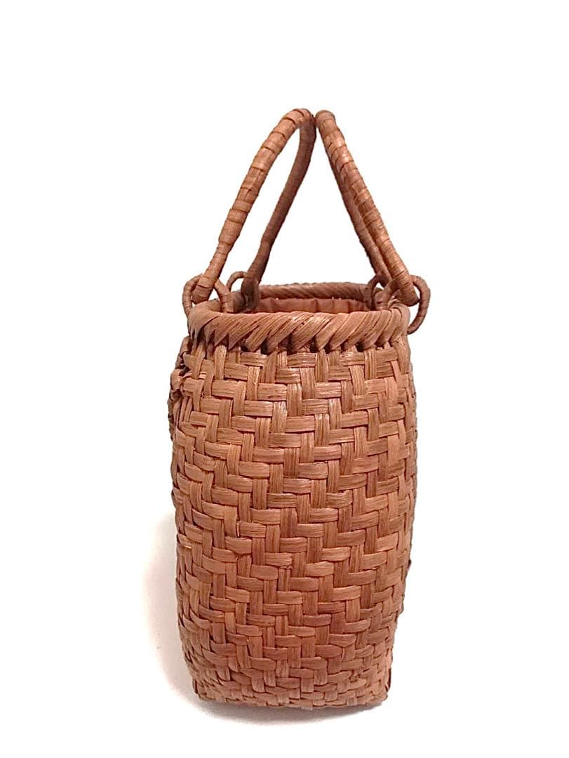 山葡萄バッグ楕円ニ段花結び