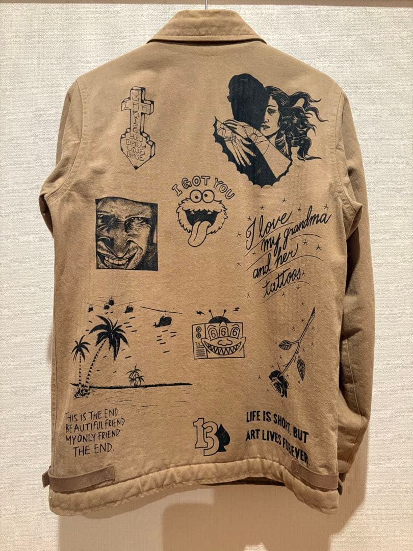 SOFTMACHINE ミリタリージャケット ベージュ