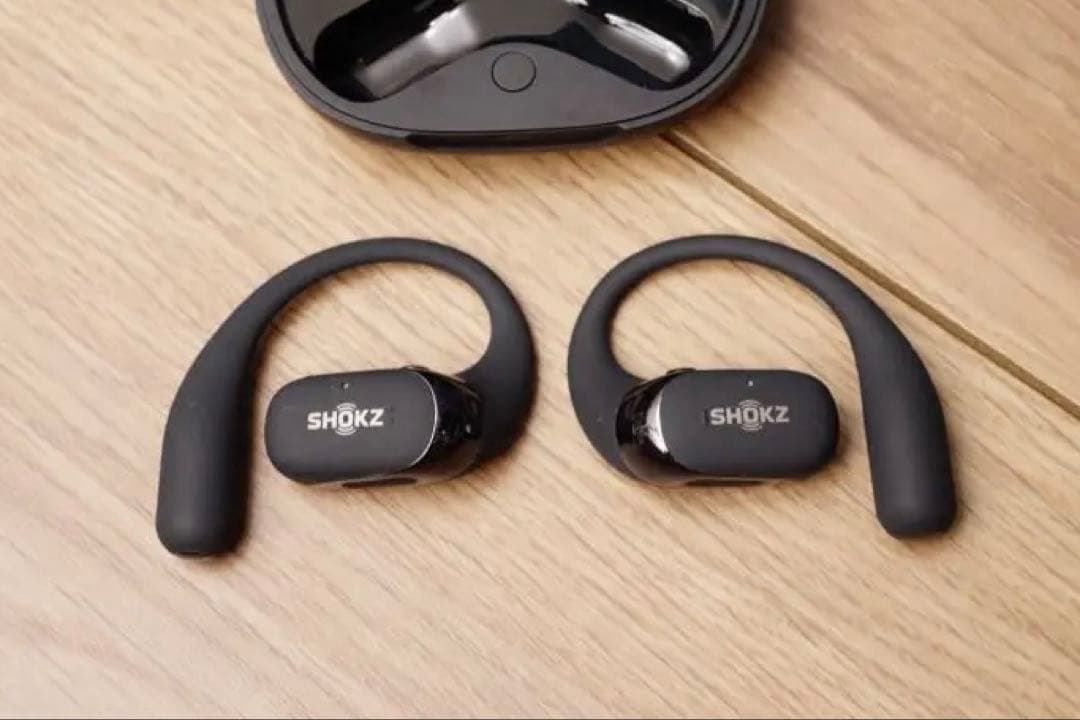 【美品•完動品•箱付き】SHOKZ OPENFIT2 ブラック