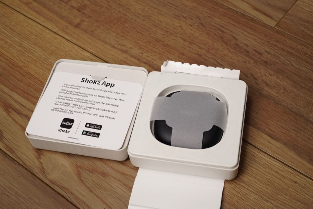 【美品•完動品•箱付き】SHOKZ OPENFIT2 ブラック