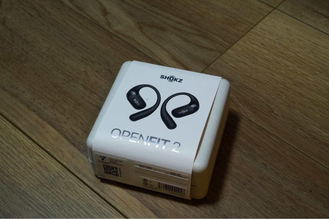 【美品•完動品•箱付き】SHOKZ OPENFIT2 ブラック