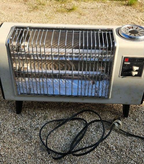 National ナショナル 電気ストーブ DS-27NA スチーム レトロ