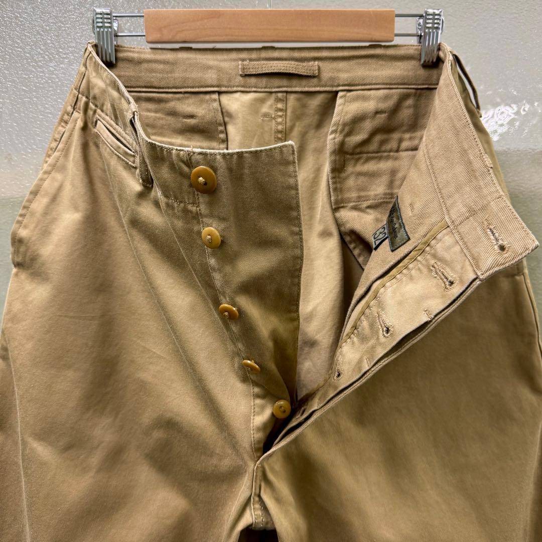 Nigel Cabourn ベーシックミリタリーチノ 32 ベージュ