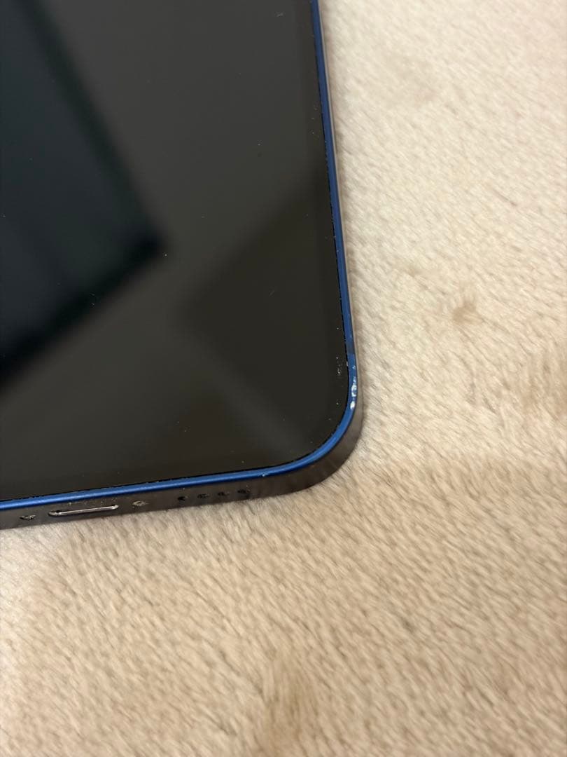 【カメラ音無し】Apple iPhone 12 ブルー 本体