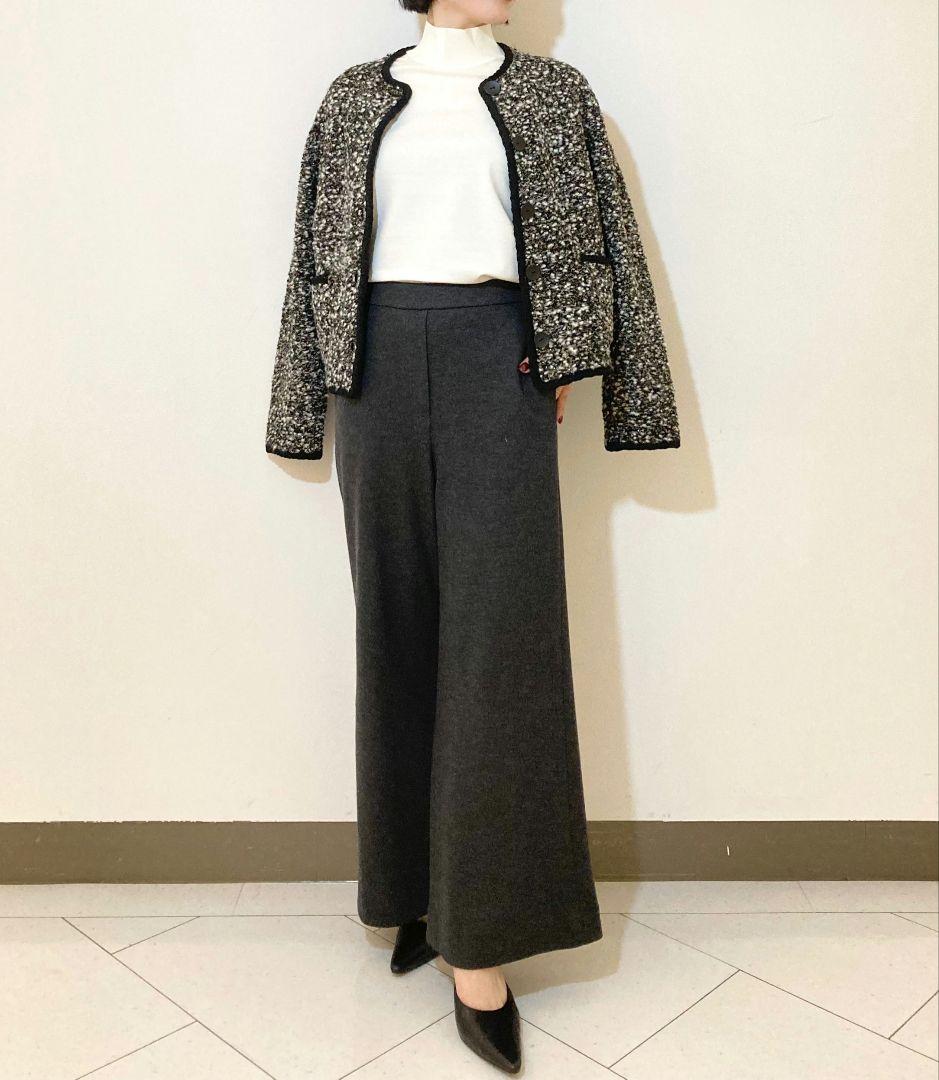 今季美品*定価7.5万 theory luxe ツイードニットジャケット 38