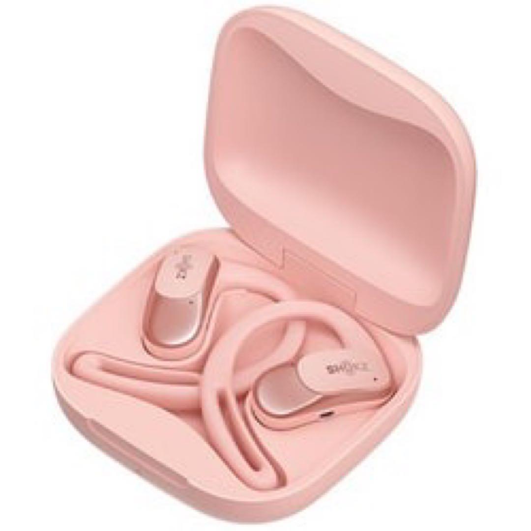 Shokz isワイヤレスイヤホン オープンイヤー（ピンク）