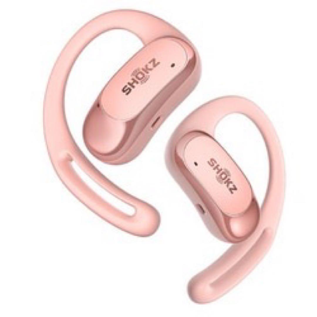 Shokz isワイヤレスイヤホン オープンイヤー（ピンク）