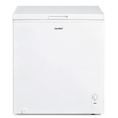 ACOMFEE' 冷凍庫 198L 上開き 温度調節6段階 冷凍機能 大容量冷凍
