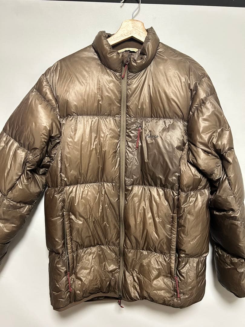 NANGA ブラウン ダウンジャケット L