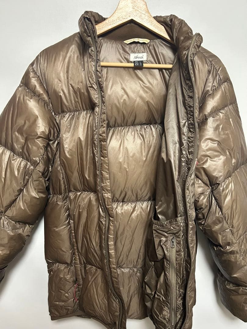NANGA ブラウン ダウンジャケット L