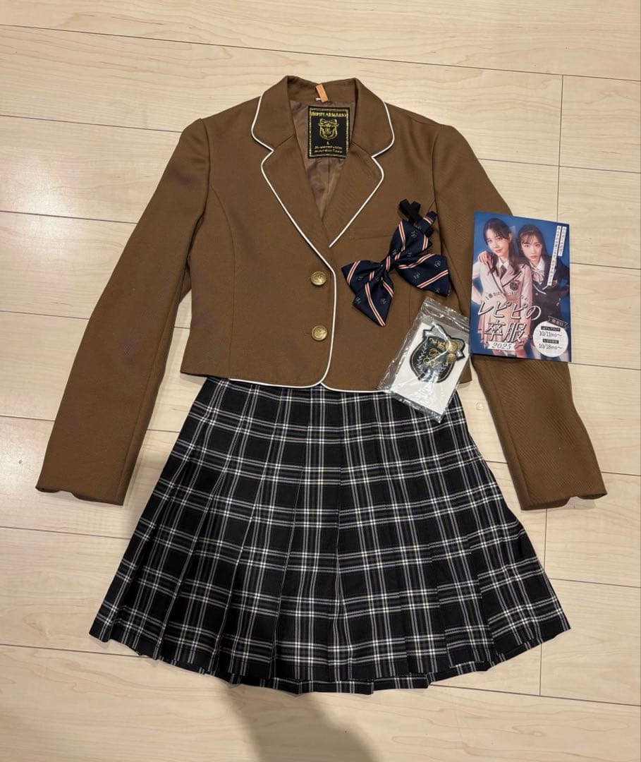 レピピアルマリオ卒服・卒業式スーツセットアップ(150~160)韓国あんその着用
