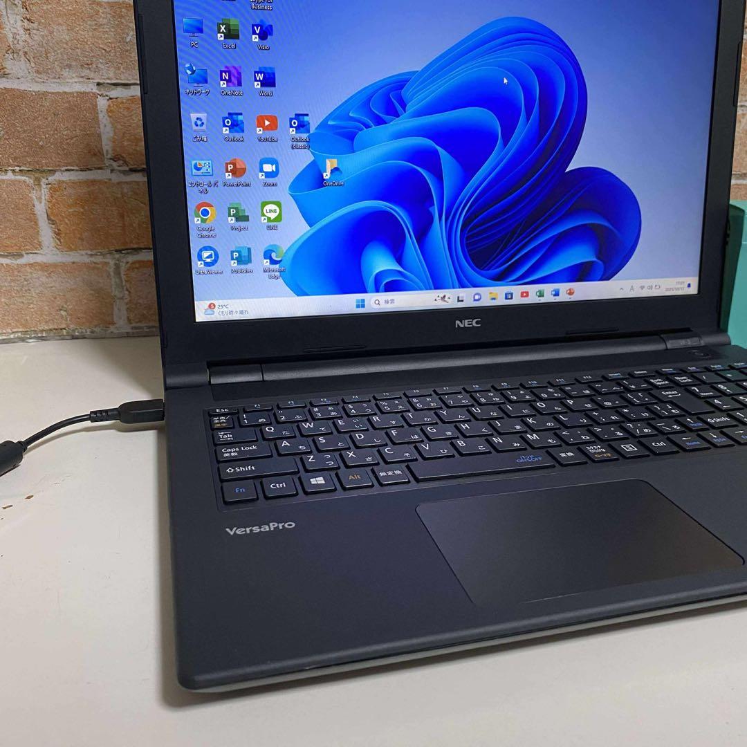 NECノート PC Core i7 SSD 256GB メモリ8GB オフィス付
