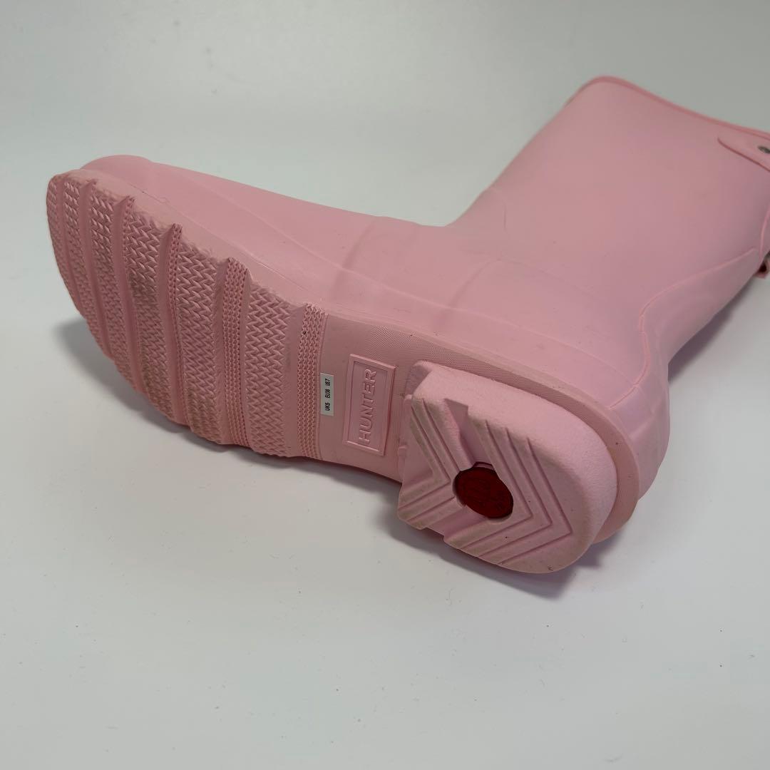 【極美品】HUNTER 長靴 レインブーツ ピンク 24㎝