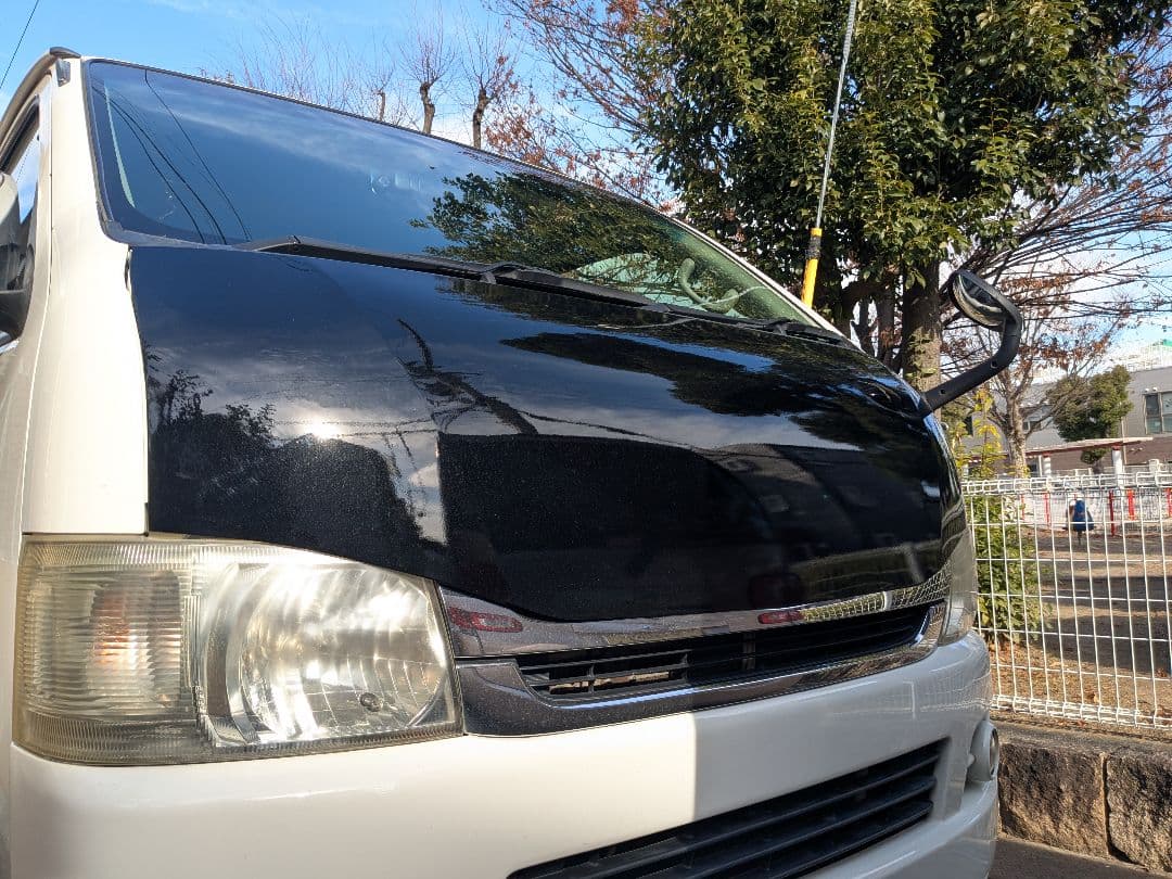 ★ハイエース、レジアスエース ナロー バッドフェイスボンネット 鉄製★