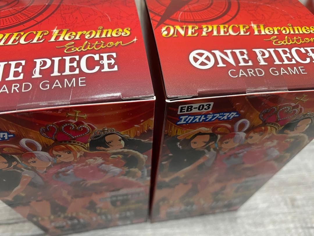 【新品・未開封】ワンピースカード　ヒロインズエディション　テープ付き　2ボックス
