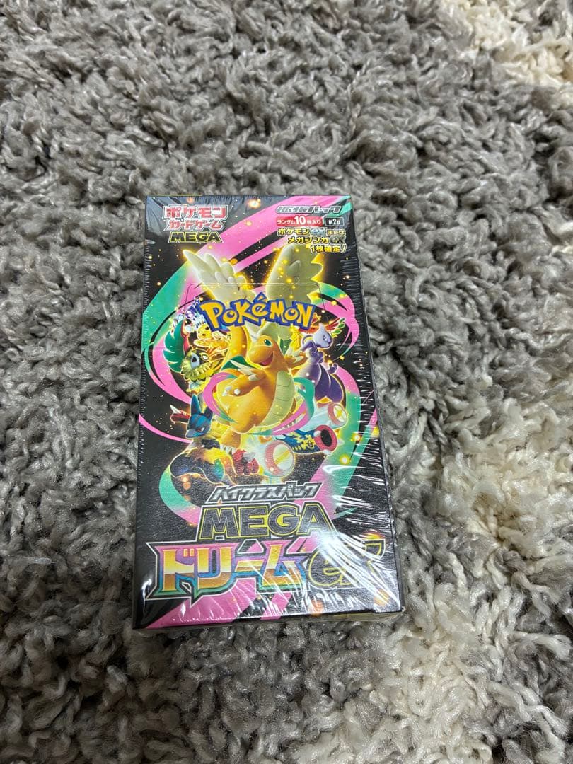 ポケモンカード　メガドリームex シュリンク、納品書付き