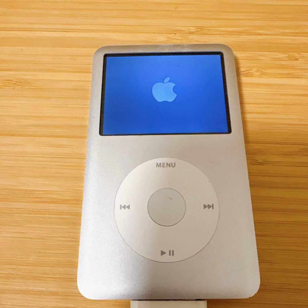 ジャンク品　Apple iPod Classic シルバー　160G