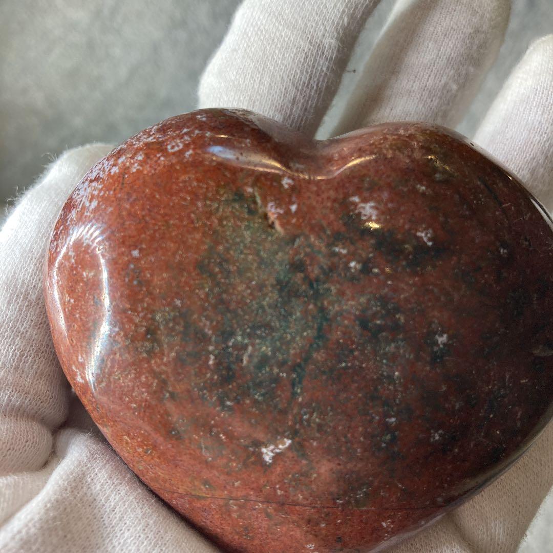 kasumi様おまとめオーシャンジャスパー　ハート　238g ④