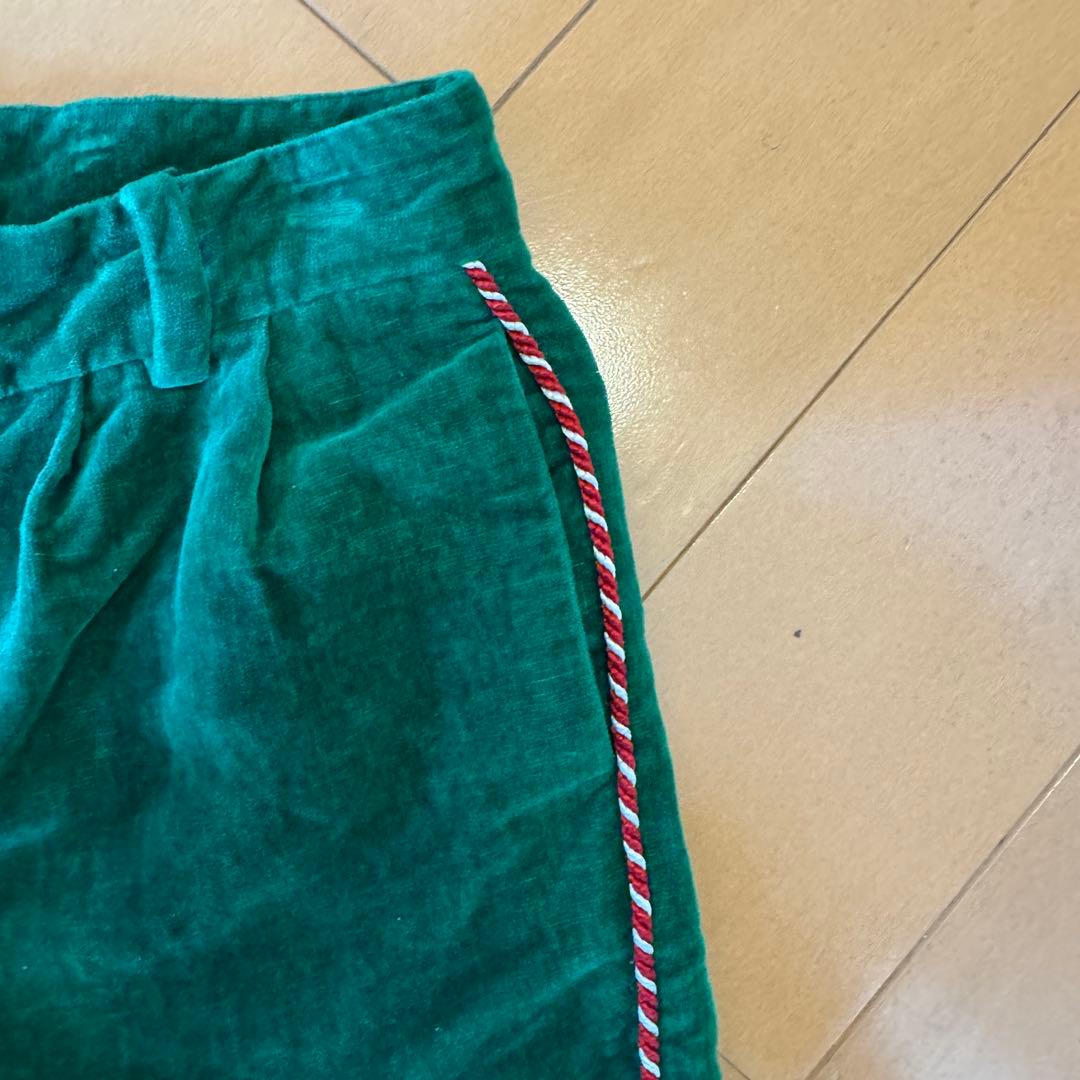 グッチ キッズ GUCCI　ベロアジャケット＆ショートパンツ　セットア