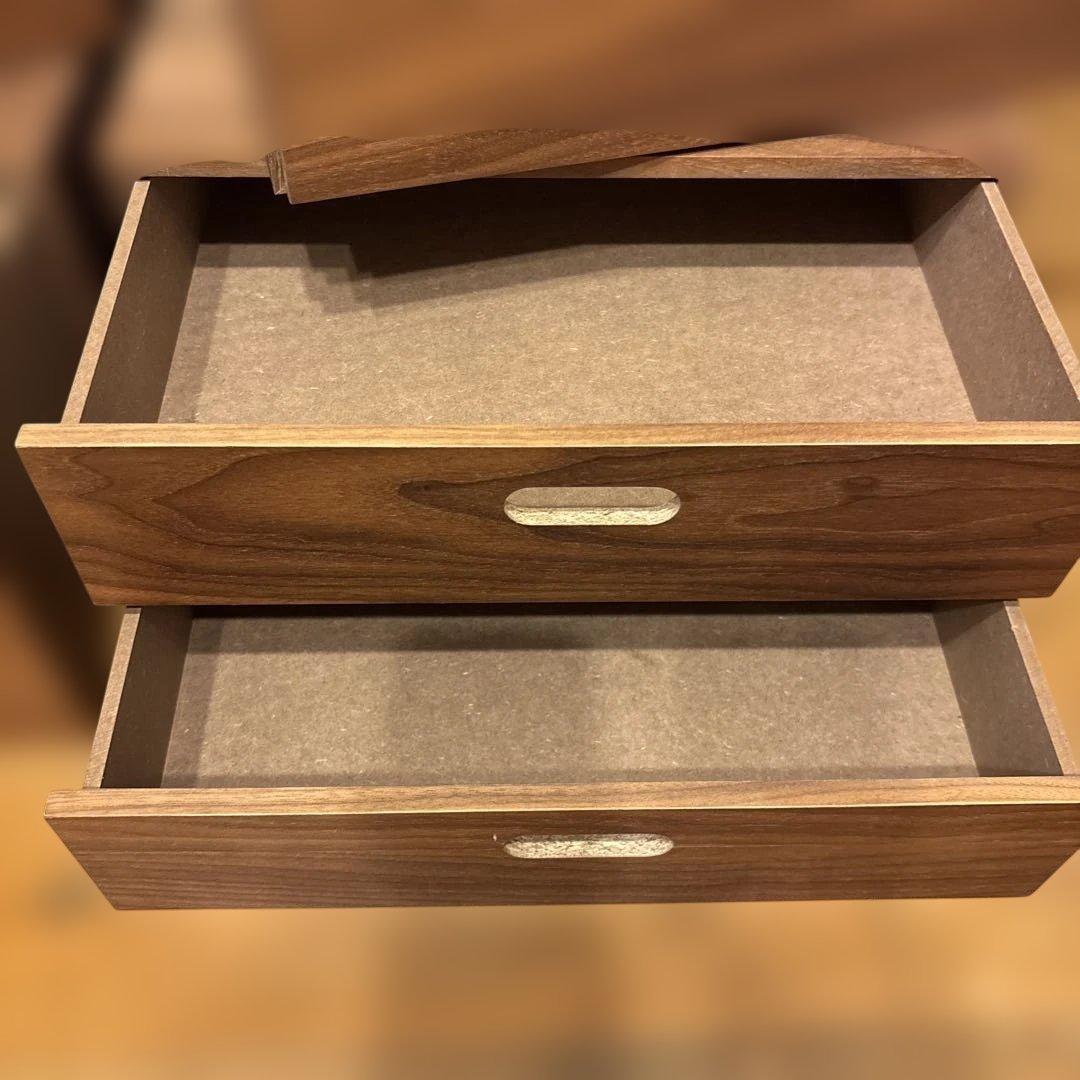 無印良品 ウォールナット スタッキング 引き出しセット