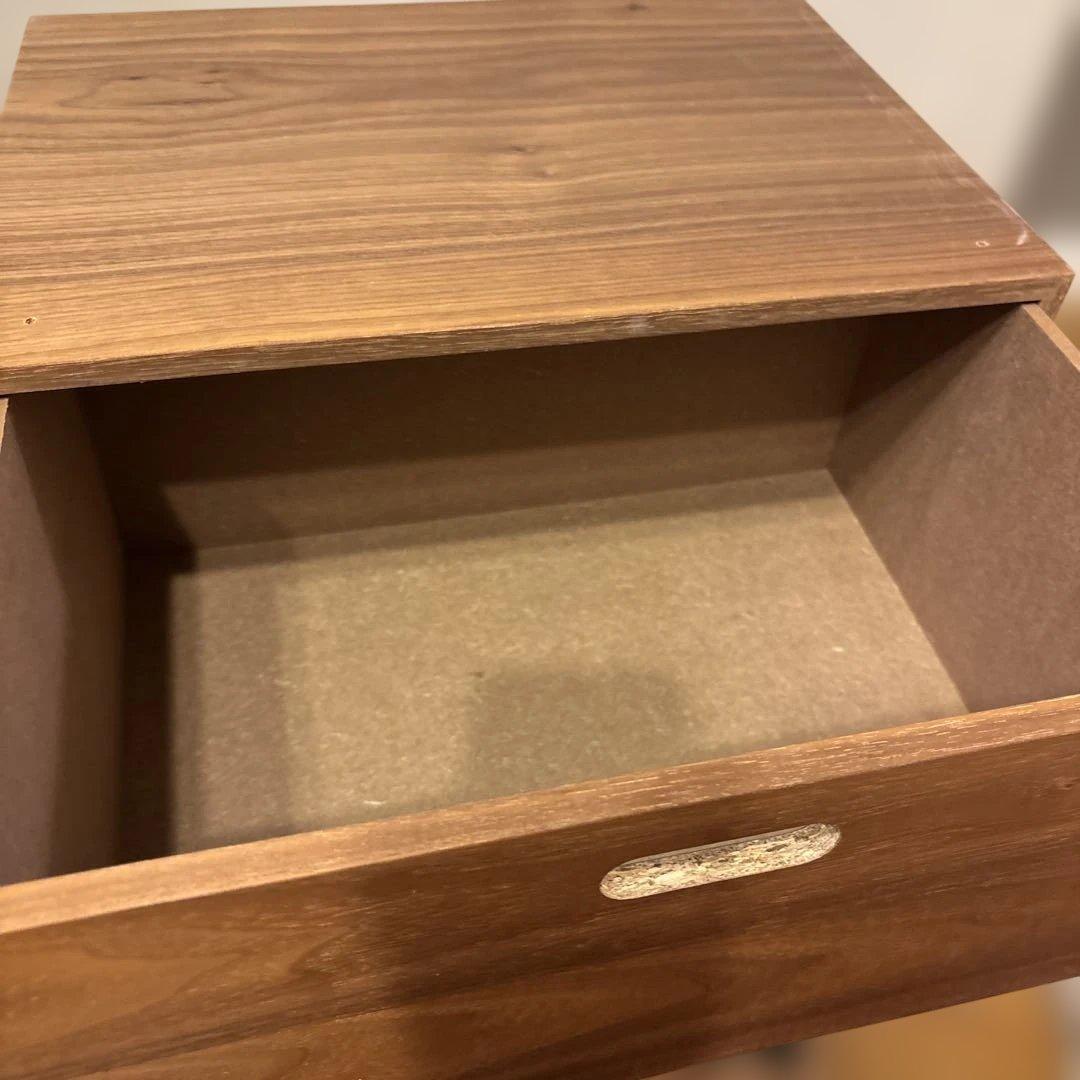 無印良品 ウォールナット スタッキング 引き出しセット