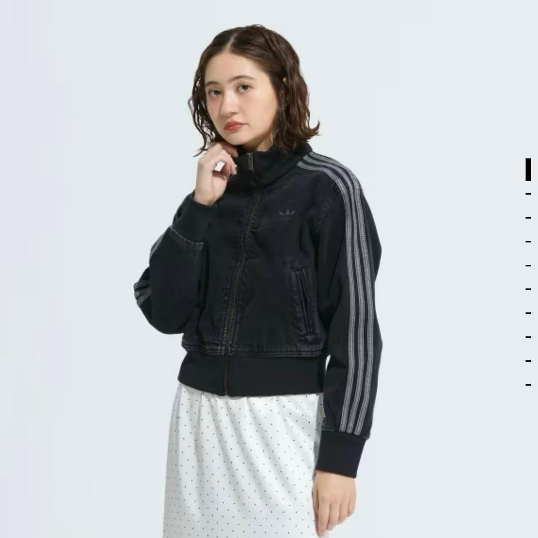 アディダス デニムジャケット 黒 ブラック