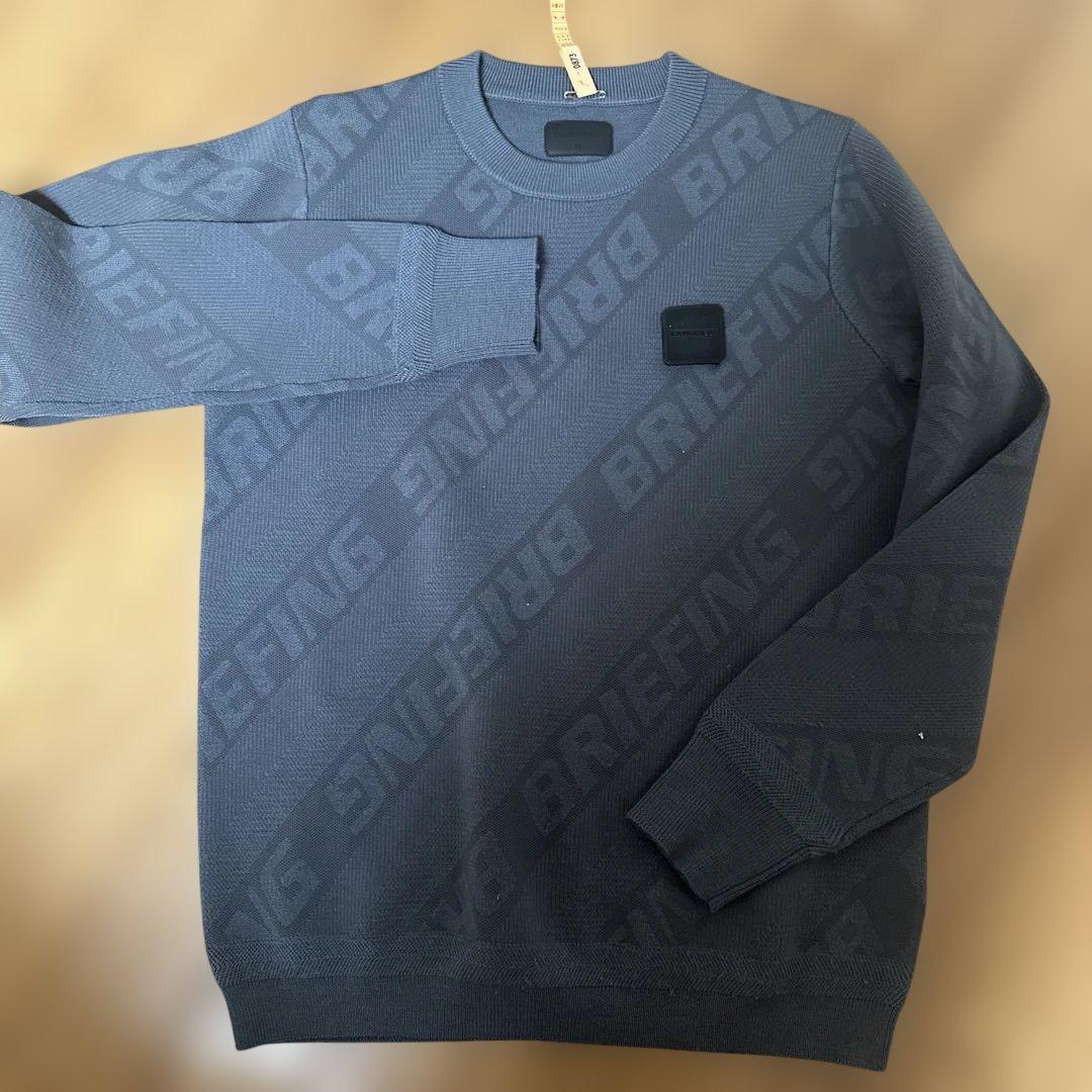 BRIEFING グレー セーター Mサイズ